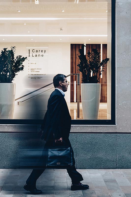 businessman walking